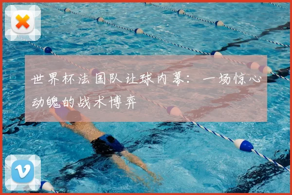 世界杯法国队让球内幕：一场惊心动魄的战术博弈