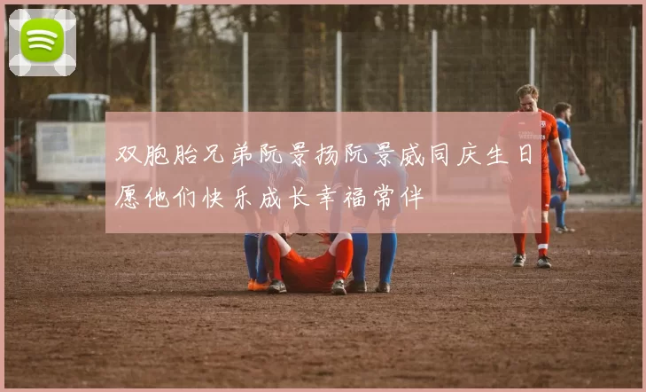 双胞胎兄弟阮景扬阮景威同庆生日愿他们快乐成长幸福常伴
