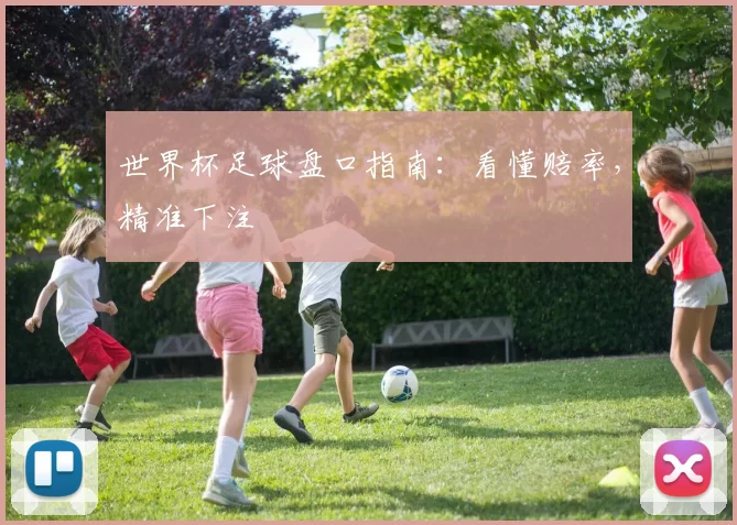 世界杯足球盘口指南：看懂赔率，精准下注