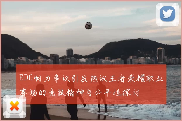 EDG耐力争议引发热议王者荣耀职业赛场的竞技精神与公平性探讨