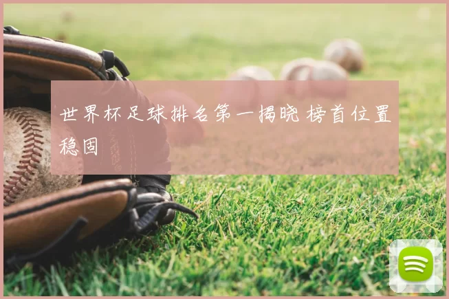 世界杯足球排名第一揭晓 榜首位置稳固